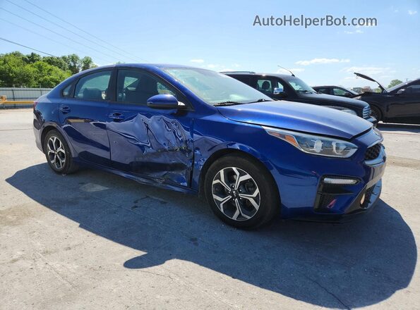 3KPF24AD5LE210781 2020 KIA FORTE Синий Передняя правая четверть