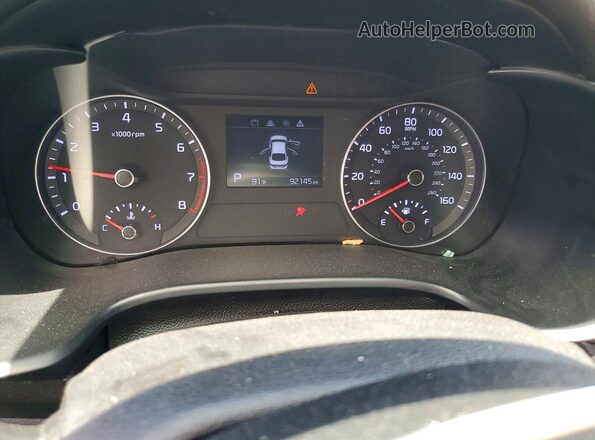 3KPF24AD5LE249712 2020 KIA FORTE Gray Widok zestawu wskaźników