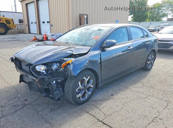 3KPF24AD5LE261214 2020 KIA FORTE Синий Передняя левая четверть