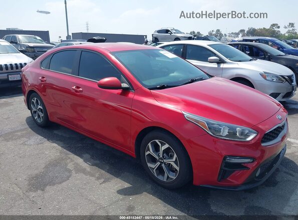 3KPF24AD5ME386604 2021 KIA FORTE Red Առջևի աջ