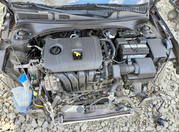 3KPF24AD6LE143558 2020 KIA FORTE Черный Вид задней части салона