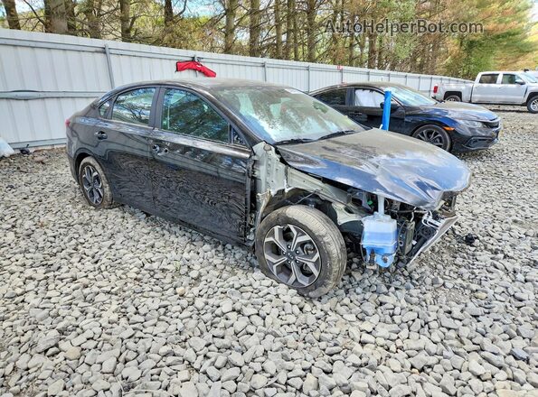 3KPF24AD6LE143558 2020 KIA FORTE Черный Передняя правая четверть