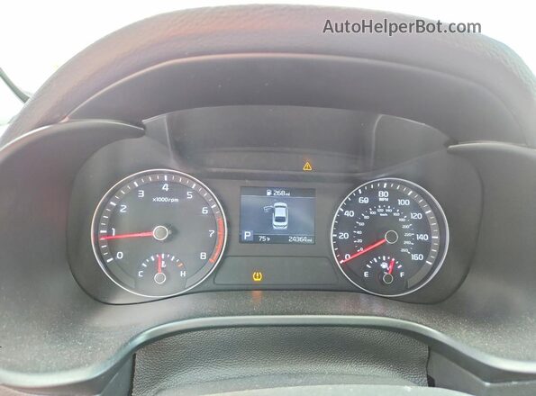 3KPF24AD6LE143558 2020 KIA FORTE Черный Вид щитка приборов