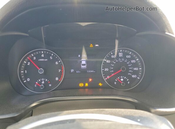 3KPF24AD6LE174972 2020 KIA FORTE Gray Вид щитка приладів