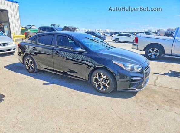 3KPF24AD6LE213821 2020 KIA FORTE Черный Передняя правая четверть