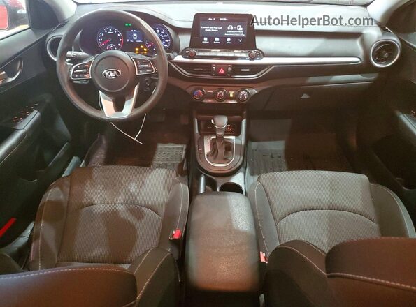 3KPF24AD6LE248570 2020 KIA FORTE Красный Вид панели приборов