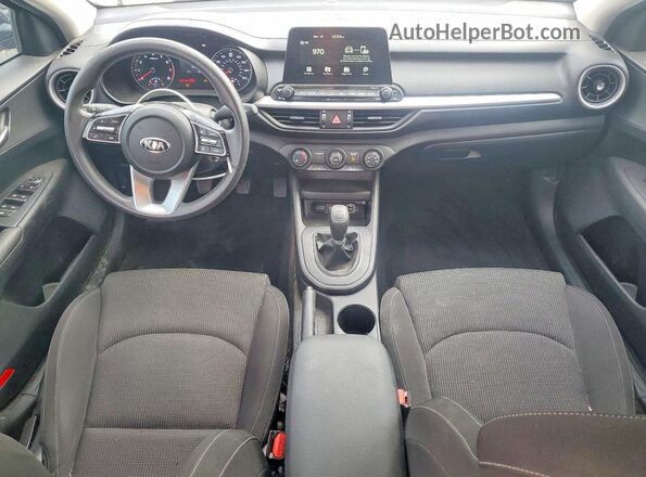 3KPF24AD6ME267119 2021 KIA FORTE Серый Вид панели приборов