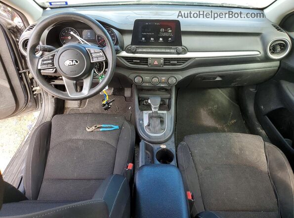 3KPF24AD6ME299486 2021 KIA FORTE Серый Вид панели приборов