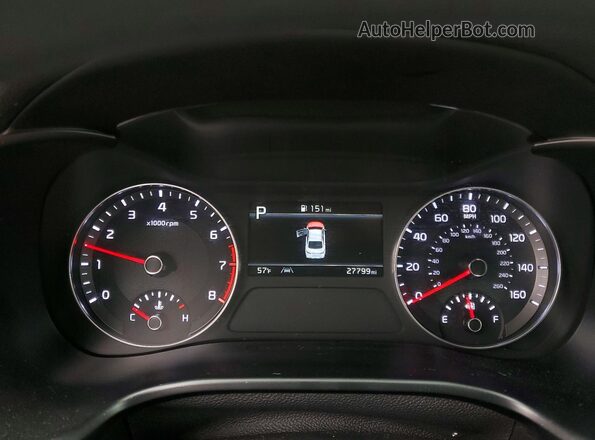 3KPF24AD6NE499012 2022 KIA FORTE Черный Вид щитка приборов