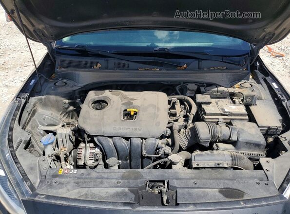 3KPF24AD7KE095633 2019 KIA FORTE Black Widok wnętrza z tyłu