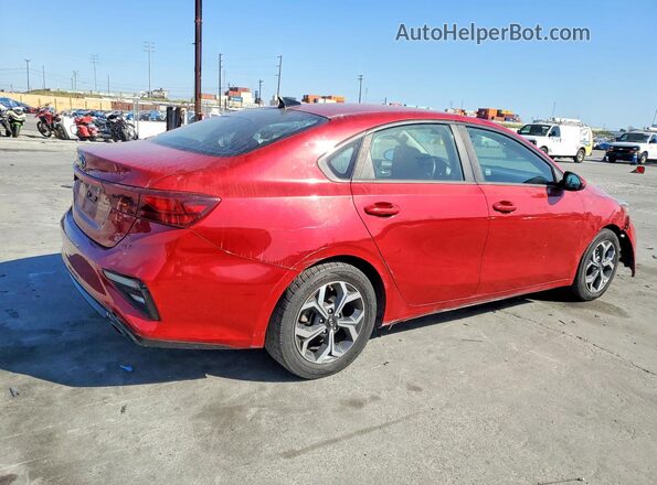 3KPF24AD7LE179159 2020 KIA FORTE Красный Задняя правая четверть