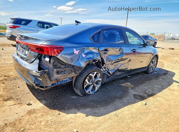 3KPF24AD7LE185446 2020 KIA FORTE Серый Задняя правая четверть