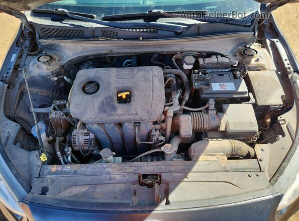3KPF24AD7LE185446 2020 KIA FORTE Серый Вид задней части салона