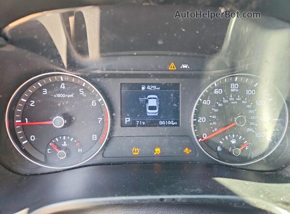 3KPF24AD7LE185446 2020 KIA FORTE Серый Вид щитка приборов