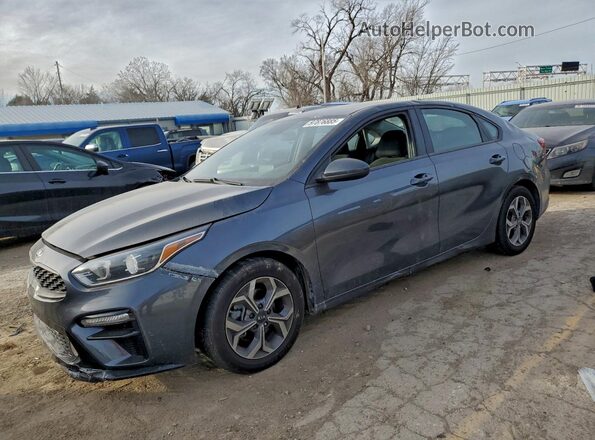 3KPF24AD7LE214606 2020 KIA FORTE Серый Передняя левая четверть