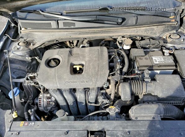 3KPF24AD7LE214606 2020 KIA FORTE Серый Вид задней части салона