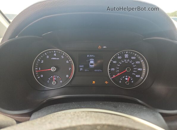 3KPF24AD7LE217408 2020 KIA FORTE Silver Вид щитка приладів