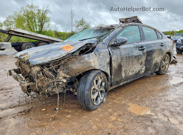 3KPF24AD7ME297682 2021 KIA FORTE Черный Передняя левая четверть