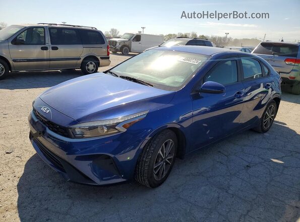 3KPF24AD7NE465791 2022 KIA FORTE Синий Передняя левая четверть