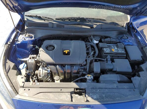 3KPF24AD7NE465791 2022 KIA FORTE Синий Вид задней части салона