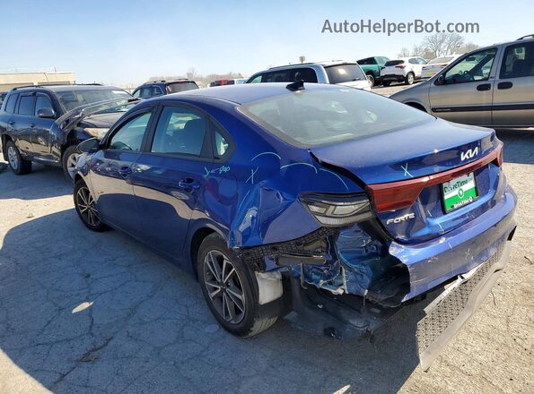 3KPF24AD7NE465791 2022 KIA FORTE Синий Задняя левая четверть