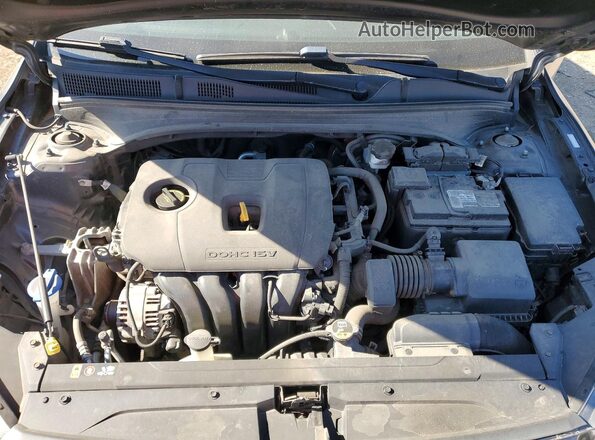 3KPF24AD8LE142623 2020 KIA FORTE Серый Вид задней части салона