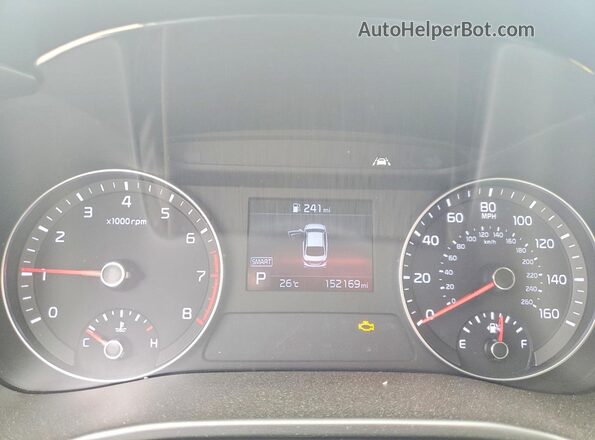 3KPF24AD8LE142623 2020 KIA FORTE Серый Вид щитка приборов