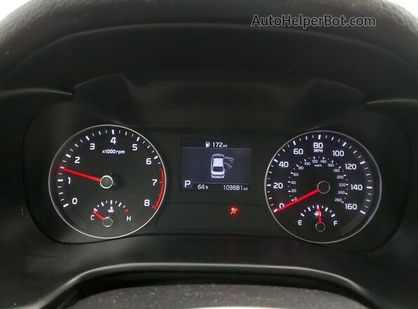 3KPF24AD8ME312335 2021 KIA FORTE Серебряный Вид щитка приборов