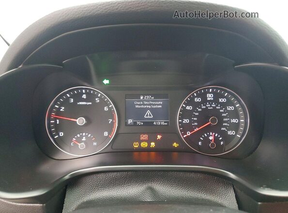 3KPF24AD8ME315767 2021 KIA FORTE Black Instrument cluster view