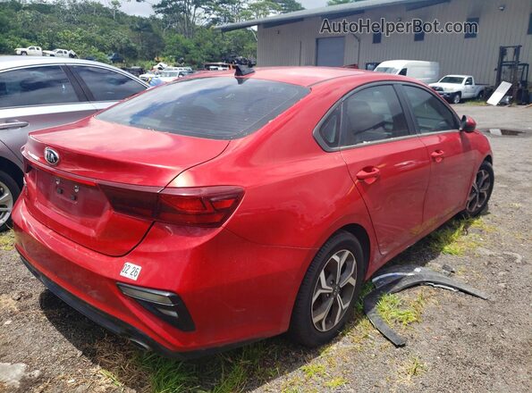 3KPF24AD8ME316577 2021 KIA FORTE Красный Задняя правая четверть