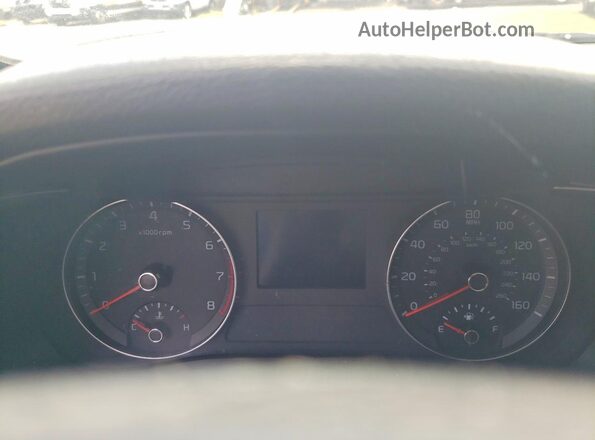 3KPF24AD8ME316577 2021 KIA FORTE Красный Вид щитка приборов