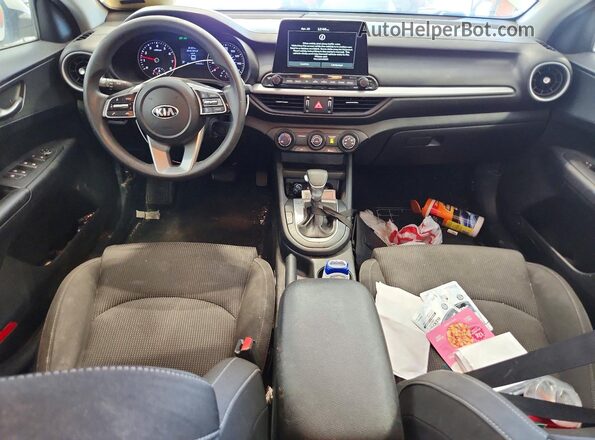 3KPF24AD9LE153582 2020 KIA FORTE White Առջևի վահանակի տեսք