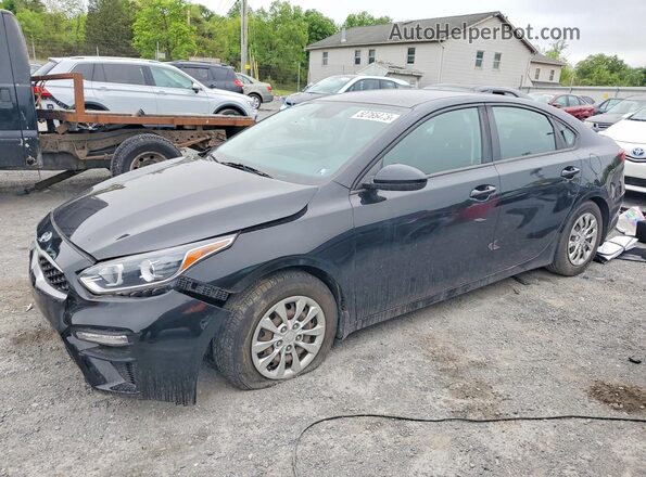 3KPF24AD9LE167854 2020 KIA FORTE Черный Передняя левая четверть