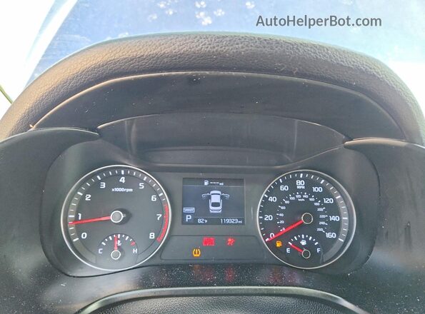 3KPF24AD9LE234436 2020 KIA FORTE Черный Вид щитка приборов