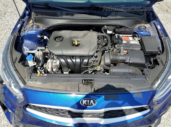 3KPF24AD9ME354299 2021 KIA FORTE Синий Вид задней части салона