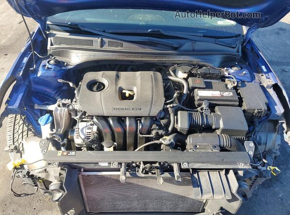3KPF24ADXKE050461 2019 KIA FORTE Синий Вид задней части салона