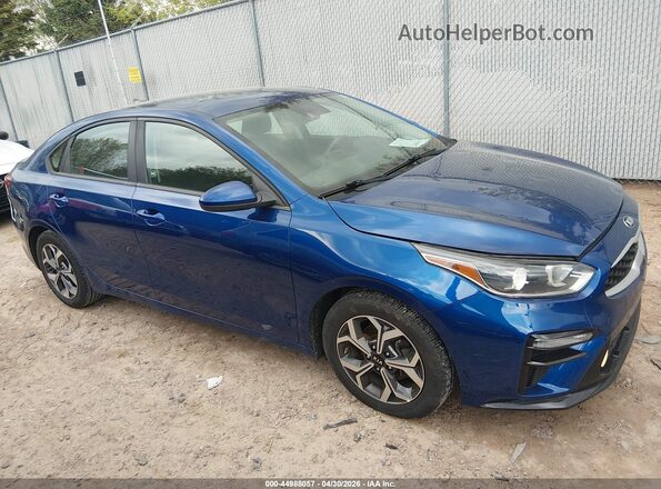 3KPF24ADXLE140551 2020 KIA FORTE Синий Вид задней части салона