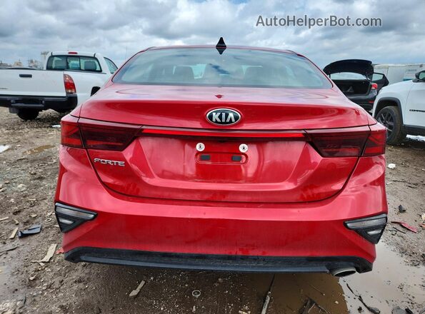 3KPF24ADXLE212459 2020 KIA FORTE Red Rear view