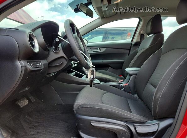 3KPF24ADXLE212459 2020 KIA FORTE Red Front interior view