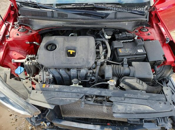 3KPF24ADXLE212459 2020 KIA FORTE Red Rear interior view