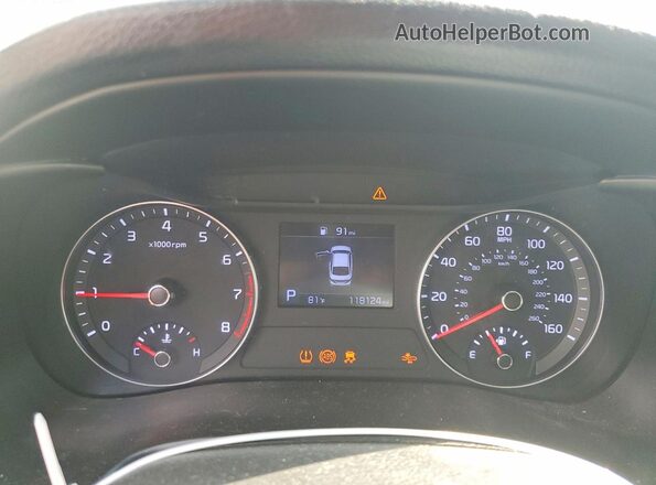 3KPF24ADXLE221629 2020 KIA FORTE Синий Вид щитка приборов