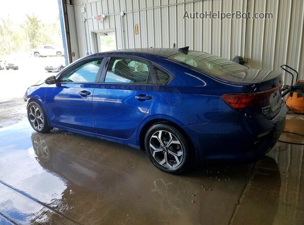 3KPF24ADXLE259328 2020 KIA FORTE Синий Задняя левая четверть