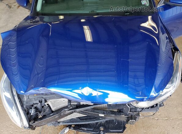 3KPF24ADXLE259328 2020 KIA FORTE Синий Вид задней части салона