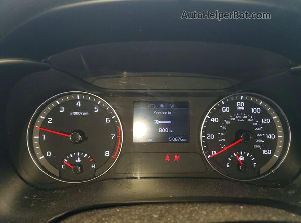 3KPF24ADXLE259328 2020 KIA FORTE Синий Вид щитка приборов