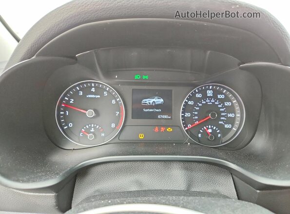3KPF24ADXME290029 2021 KIA FORTE Белый Вид щитка приборов