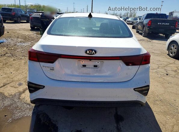 3KPF24ADXME378546 2021 KIA FORTE White უკანა ხედი