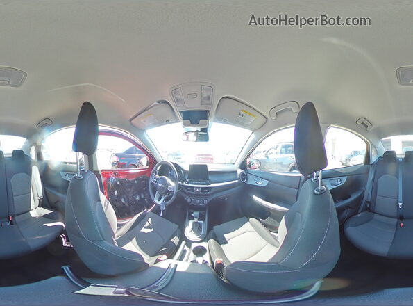 3KPF24ADXRE809443 2024 KIA FORTE Красный Панорамный вид салона 360°