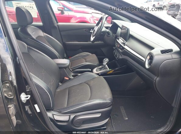3KPF34AD0LE212323 2020 KIA FORTE Black Widok wnętrza z przodu