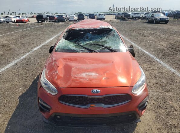 3KPF34AD1LE176965 2020 KIA FORTE Оранжевый Вид спереди