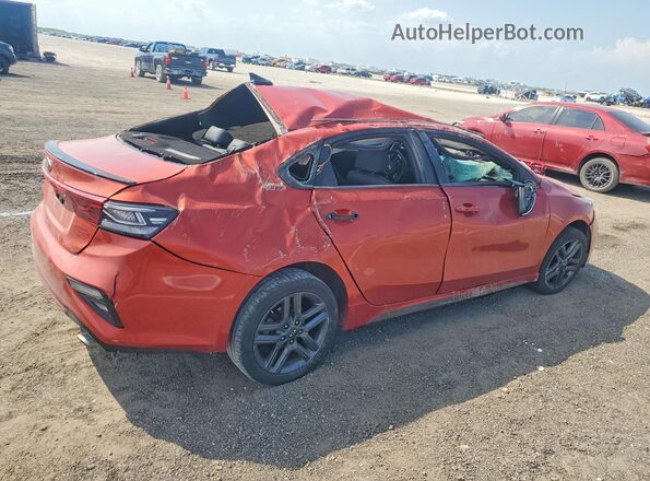 3KPF34AD1LE176965 2020 KIA FORTE Оранжевый Задняя правая четверть